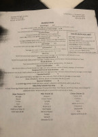 Fatty Patty's Cafe menu