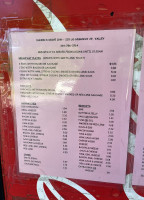 Daniel's Drive Inn menu