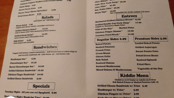 Hunter's Pub And Steakhouse menu