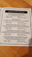 Silver Bow Pizza Parlor menu