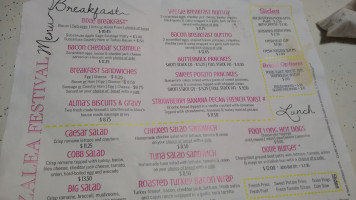 Dixie Grill menu