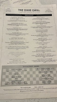 Dixie Grill menu