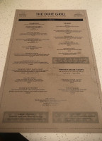 Dixie Grill menu