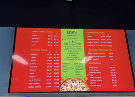 Bsn Pizza menu