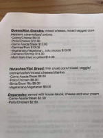 Las Olas Taqueria menu