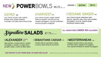 Sebastians Café Catering Home Office menu