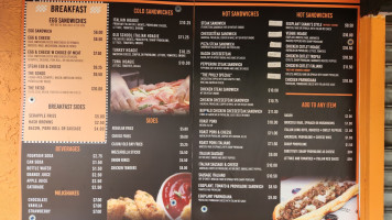 Shank's Original menu