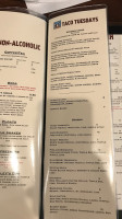 Browndog Barlor Restaurant menu