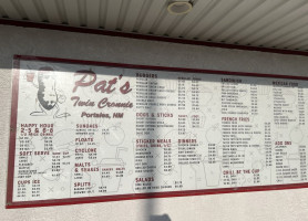 Pat's Twin Cronnie menu