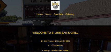 B-line Grill food