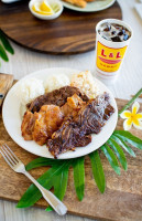 L L Hawaiian Bbq food