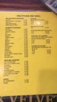 Dillys -n-grill menu