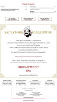 Salvatore Scallopini menu