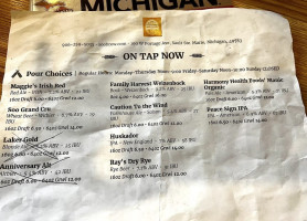 Soo Brewing Company And 1668 Winery menu