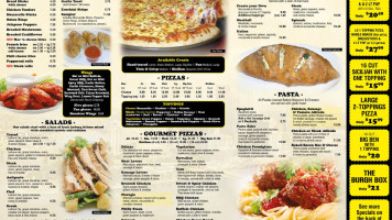 Pizza Burgh menu