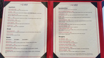 Capitol Bistro menu