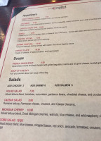 Capitol Bistro menu