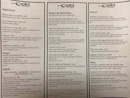 Capitol Bistro menu