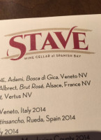 Stave Wine Cellar food