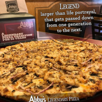 Abby's Legendary Pizza food