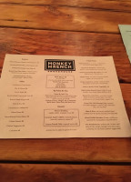 Monkey Wrench Smokehouse menu