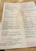 Red Spire Brunch House menu