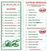 Chinese Fast Wok menu