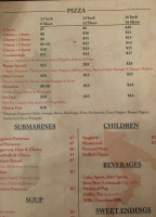 Del's Pizzeria menu