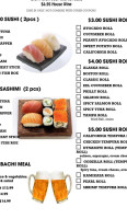 Osaka Sushi Grill menu