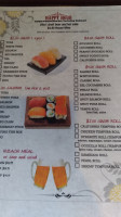 Osaka Sushi Grill menu