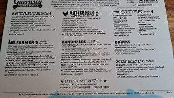 Guernsey Farms Dairy menu