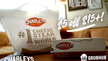 Charleys Cheesesteaks food