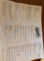 The Coach Grille menu