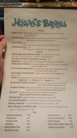 Howe's Bayou menu