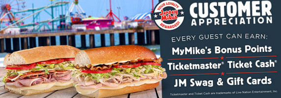 Jersey Mike's Subs food