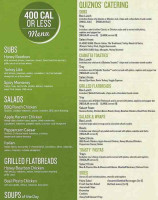 Quiznos menu