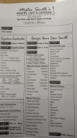 Mr. Smith's menu