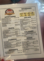 Gino's Pizza Spaghetti House inside