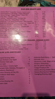 Pop Inn menu