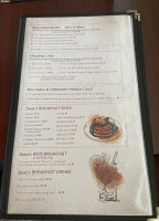 Saras menu