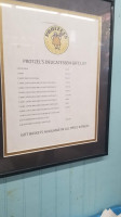 Protzel's Delicatessen menu