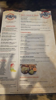 Bootleggers Saloon Eatery menu