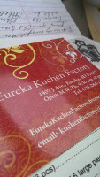 Eureka Kuchen Factory menu