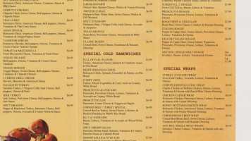 Torch Wood Cafe menu