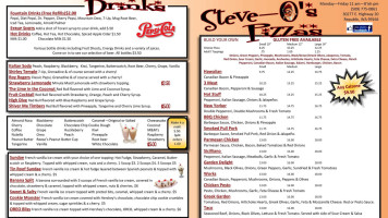 Steve-o's menu