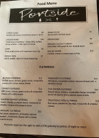 Portside menu