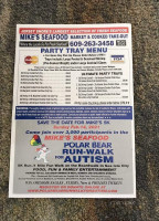 Mikes Fish Seafood Market menu