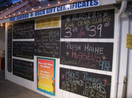 Mikes Fish Seafood Market menu