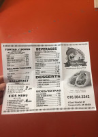 Taquiera Manriquez menu