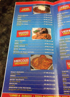 Mi Tierra menu